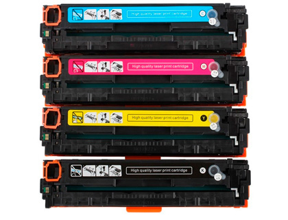 TONER COMPATIBLE CLOVER HP LASERJET CP2020 / CP2025 MULTIPACK NEGRO / AMARILLO / CIAN / MAGENTA