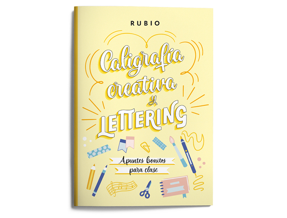 CUADERNO RUBIO LETTERING CALIGRAFIA CREATIVA APUNTES BONITOS PARA CLASE