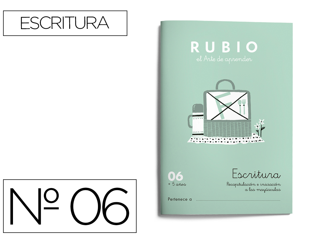 CUADERNO RUBIO CALIGRAFIA N 06