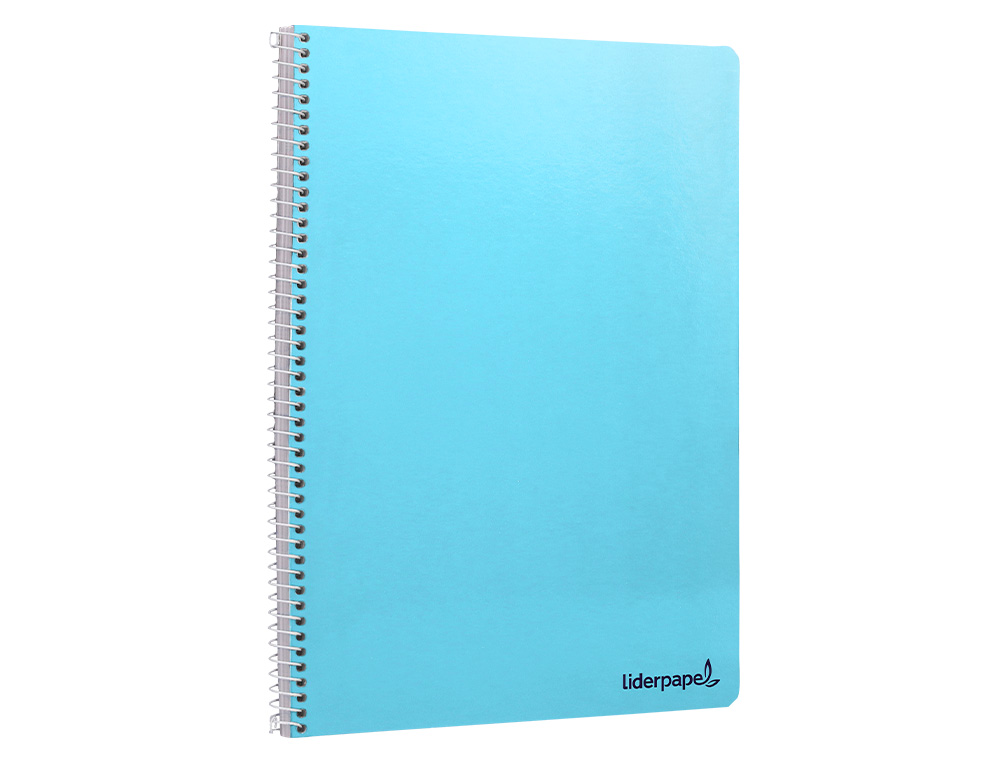 CUADERNO ESPIRAL LIDERPAPEL FOLIO SMART TAPA BLANDA 80H 60GR CUADRO 5MM CON MARGEN COLORES SURTIDOS
