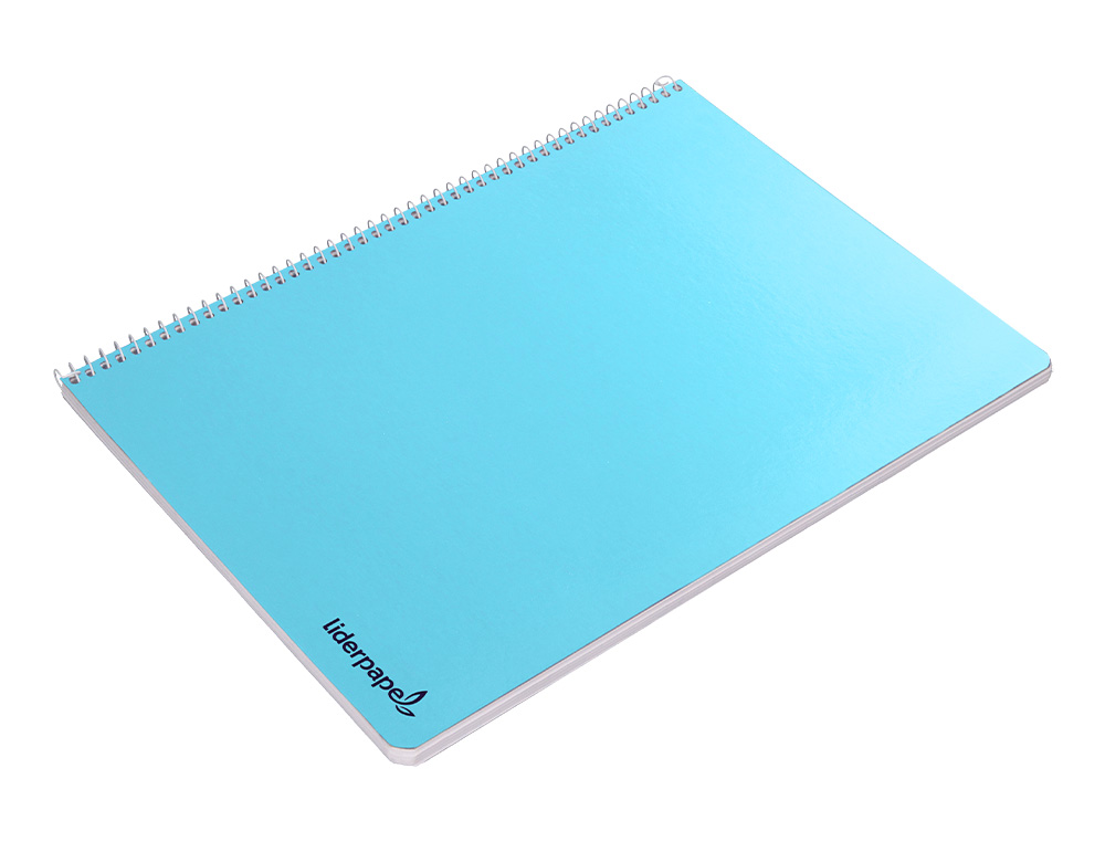 CUADERNO ESPIRAL LIDERPAPEL FOLIO SMART TAPA BLANDA 80H 60GR CUADRO 5MM CON MARGEN COLORES SURTIDOS