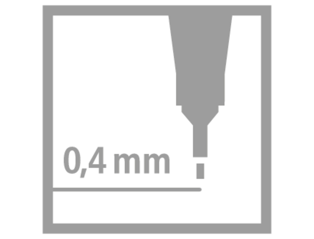 ROTULADOR STABILO PUNTA DE FIB RA POINT 88 HELIOTROPO PUNTA FINA 0,4MM